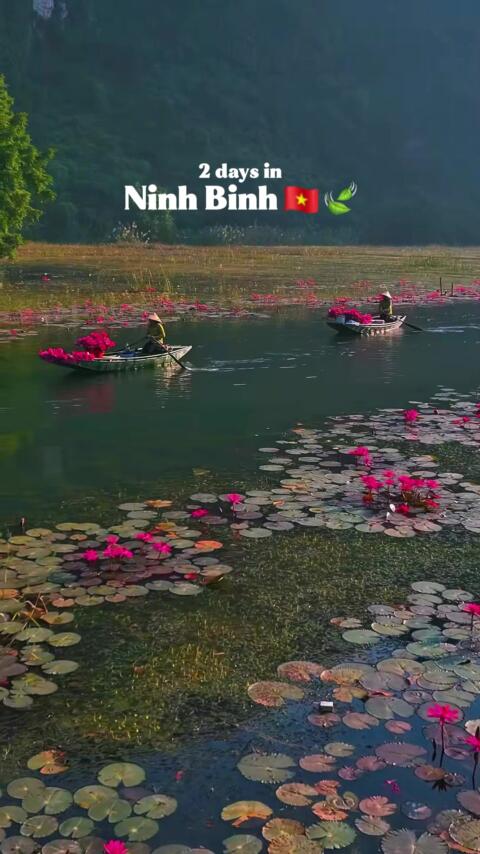 Ninh Binh hits different when you don't rush it on a day trip. Save this perfect 2-day itinerary: 🗓️ Day 1: Caves, Climbs & Culture 🛶 Trang An Landscape Complex - Spend the morning rowing through epic water caves. 🧗 Mua Cave - Climb the 500 stone steps for sunset views over the dragon ridge. 🏛️ Hoa Lu Ancient Capital - Walk through Vietnam&rsquo;s historic 10th-century temples. 🗓️ Day 2: Nature, Temples & Valley Trails 🌿 Tam Coc - Bich Dong - Cycle through the valleys and visit the ancient cave pagoda. 🛕 Bai Dinh Pagoda - Explore Southeast Asia&rsquo;s largest, most massive Buddhist complex. 🌲 Cuc Phuong National Park - Trek through prehistoric jungles and ancient trees. 📌 Save this to plan your perfect weekend escape! #VietnamTravel #explorevietnam #VietnamItinerary #VietnamTrip #HiddenGems