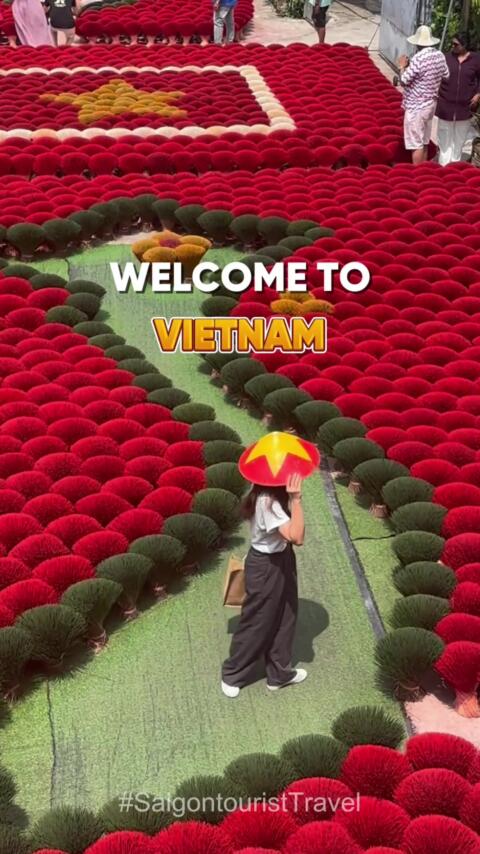 📍 Quang Phu Cau &ndash; Hanoi&rsquo;s Most Photogenic Craft Village ✨ Watch hundreds of colorful incense bundles drying under the sun ✨ Discover traditional incense-making passed down for generations ✨ Learn the spiritual meaning of incense in Vietnamese daily life 📸 A must-visit spot for culture lovers & photography fans 📩 Inbox Saigontourist Vietnam Tours to explore Hanoi beyond the usual routes #SaigontouristTravel #Hanoi #quangphucau #CraftVillage #fyp 