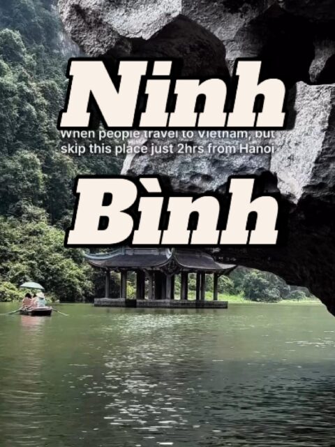 Ninh Binh feels like a place where time slows down &mdash; where peaceful rivers flow beneath towering limestone mountains, and every moment feels calm, gentle, and unforgettable#english #learnontiktok #travel #ninhbinh #viral