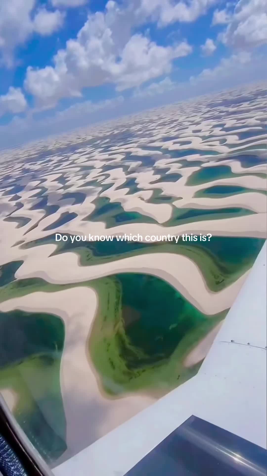 Uncover the hidden gem of 📍Parque Nacional dos Len&ccedil;&oacute;is Maranhenses in Brazil 🏜️ The park's name means "Bedsheets of Maranh&atilde;o" due to its white sand dunes😍 Save this post for your travel bucket list✨ 🎥 @wayawayplus  #visitbrazil #len&ccedil;oismaranhenses #naturelovers #braziltravel
