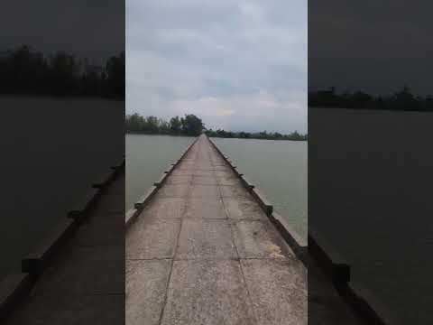 Biking on a bridge in Hoi An countryside #hoian #vietnam #bridge #countryside
