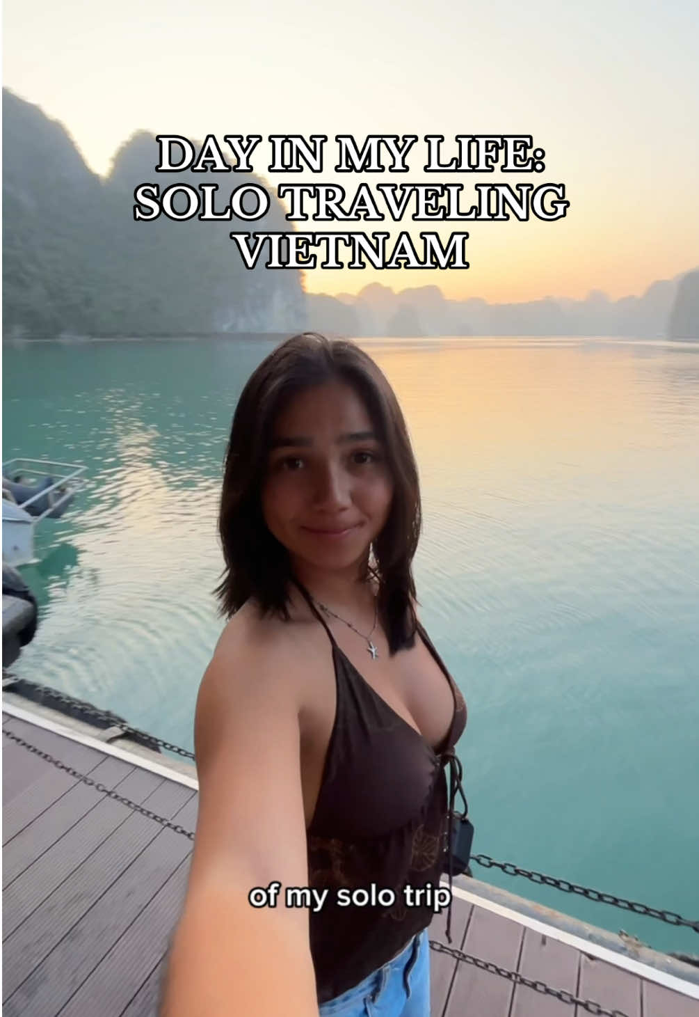solo traveling vietnam vlog! #vietnam #solofemaletraveler #halongbay 