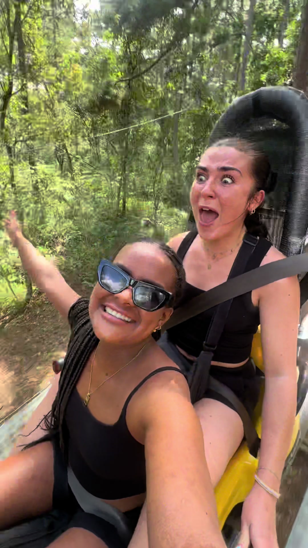 Being big kids for two days in Da Lat, Vietnam 🇻🇳🎢🏎️  Datanla Alpine Coaster & Waterfalls was the perfect way to spend a couple of hours, we didn&rsquo;t know the giant swing was included aswell!  And of course we had to go and experience Mario Kart, that was also super fun!!  Two must do activities if you&rsquo;re in Da Lat 🇻🇳 #vietnam #dalat #alpinecoasterdalat #mariokart #travel #backpacking #seasia 