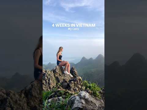 4 weeks in Vietnam - My Costs 🌴🌺 | #shorts #travel #vietnam #backpacking #budgettravel