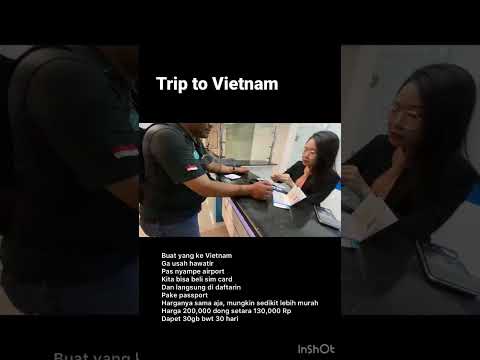 #shorts #trip cara beli simcard di #vietnam #hanoi