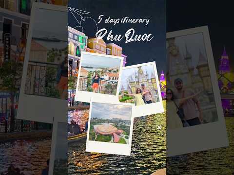 Phu Quoc 5-Day Itinerary in 50 Seconds! 🇻🇳 Best Things to Do & See #phuquoc #phuquoctravel