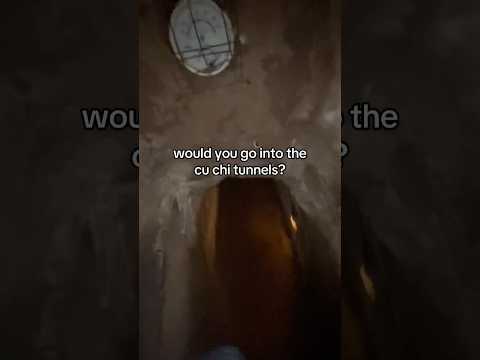 would you go into the cu chi tunnels? #cuchitunnels #saigon #hcmc #vietnam #daytour #shorts #travel