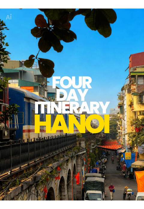 If you&rsquo;re heading to Vietnam 🇻🇳, save this 4 day Hanoi itinerary ✈️✨ This 4 day Hanoi itinerary covers all the best things to do in Hanoi, Vietnam 🇻🇳 from historic landmarks and chaotic Old Quarter streets to world-famous food and coffee culture. Explore the Hanoi Old Quarter, wander around Hoan Kiem Lake, and visit St Joseph&rsquo;s Cathedral, Ngoc Son Temple, Temple of Literature, Tran Quoc Pagoda, and the iconic Ho Chi Minh Mausoleum 🏛️✨ Experience Hanoi&rsquo;s legendary food scene with bun cha, pho, and banh mi 🍜🥖, watch the famous Hanoi Train Street🚆, walk across Long Bien Bridge, and dive into the city&rsquo;s caf&eacute; culture with egg coffee at Cafe Giang, Vietnamese drip coffee, the viral Note Coffee, or by joining a Vietnamese cooking class in Hanoi ☕✨ Wander local markets, hidden alleyways, and soak up Hanoi&rsquo;s unique mix of French colonial charm and everyday local life. Save this Hanoi travel guide for your Hanoi itinerary, things to do in Hanoi, and Vietnam travel inspiration - perfect for a first time visit to Hanoi or anyone planning a longer Vietnam itinerary 🇻🇳✨✈️ #hanoi #vietnamtravel #travelinspo #southeastasiatravel  #creatorsearchinsights 