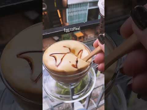#egg #coffee in #hanoi #2023 #foodie #viral #shorts