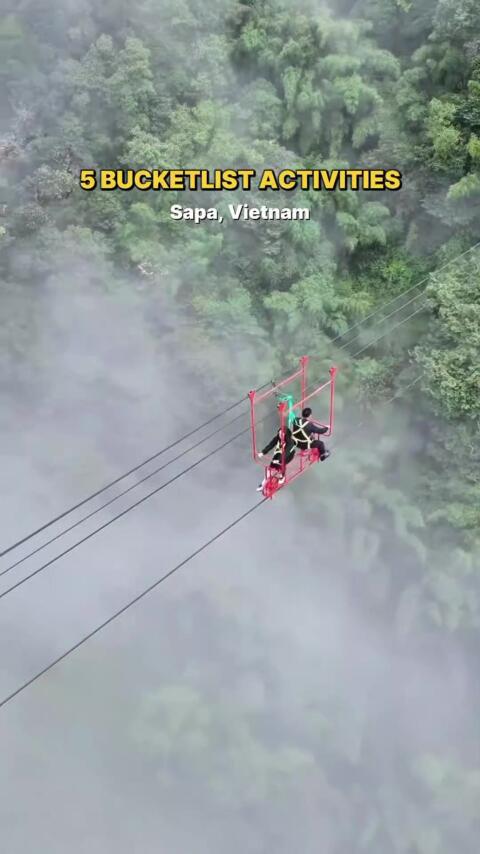 📍SAVE for your next adventure in Vietnam 🇻🇳 Welcome to Sapa - the adventure capital of Northern Vietnam, where clouds drift over mountains and every moment feels like a dream above the clouds. ☁️🌾 Here are 5 must-do experiences you can&rsquo;t miss in Sapa: 🚂 Muong Hoa Mountain Train - Take a scenic 1.7km ride from Sun Plaza to the Fansipan Cable Car Station. Just 6 minutes with stunning valley views along the way. 🚠 Fansipan Cable Car - Conquer the &ldquo;Roof of Indochina&rdquo; at 3,143m above sea level and admire the breathtaking Hoang Lien Son mountain range. 🌉 Rong May Glass Bridge - Walk 300m above the valley on a glass bridge for the ultimate thrill and panoramic mountain views. 🎢 O Quy Ho Heaven Gate: A paradise for adventure seekers with mountain zipline rides, thrilling gravity alpine coaster, and the iconic cloud swing high above the Northwest sky! 📸 Moana Sapa - A dreamy photo park with Bali-style swings, glass platforms, and stunning views of the Hoang Lien Son range - made for your best shots! TAG your travel buddy you&rsquo;d bring to Sapa! 👇🏼 DM me for Sapa tours & hidden gems! ✨ #sapa #vietnamtravel  #fansipan  #hiddenvietnam  #vietnamadventure 