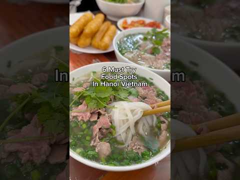 Top places to eat in Hanoi, Vietnam #travel #food