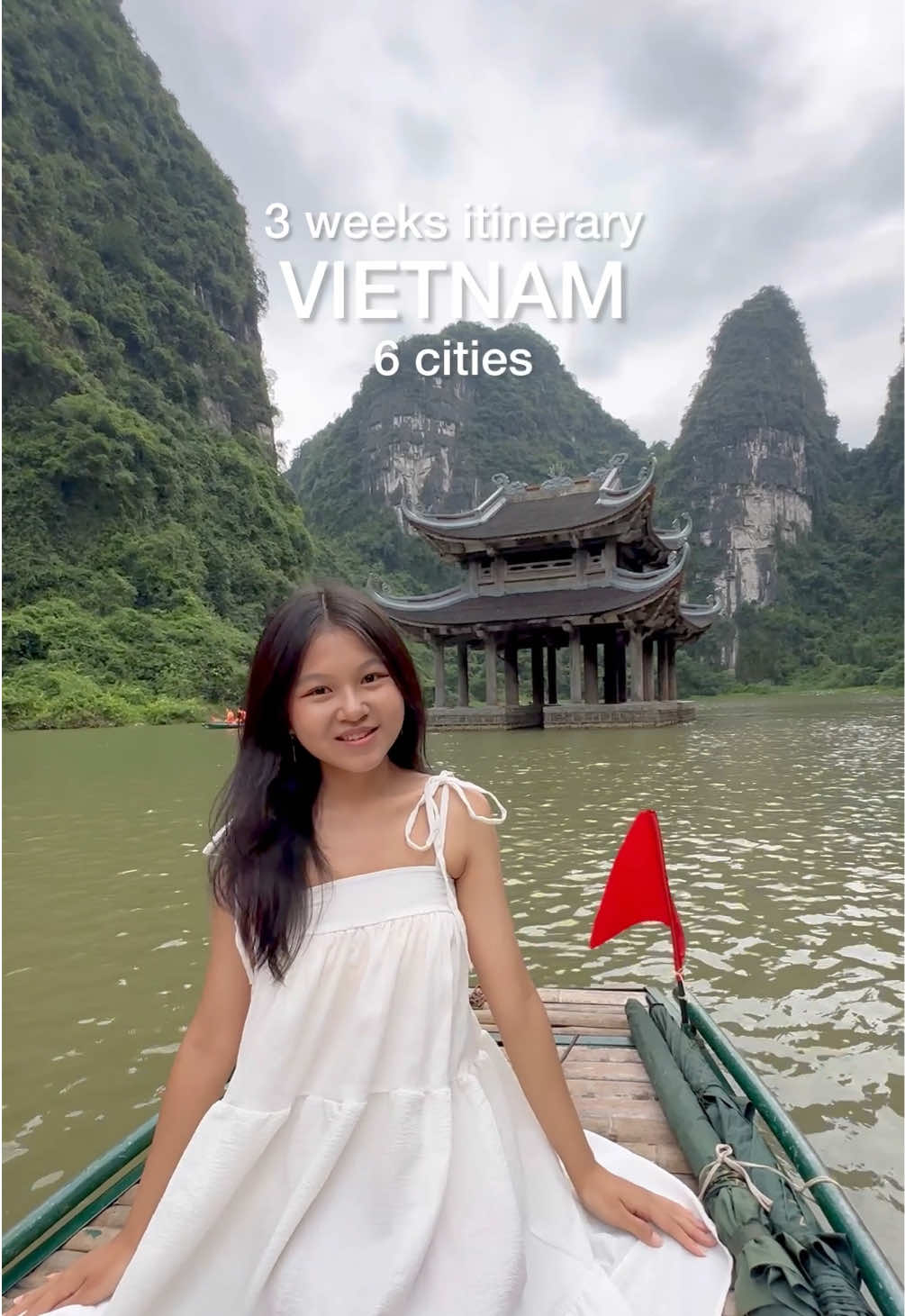 SAVE this for your 3 weeks itinerary in Vietnam 🇻🇳 Explored 6 cities (mostly in the North), can&rsquo;t wait to visit other cities 🥹 #vietnamtravel #vietnamitinerary #travelitinerary #placestovisit #vietnam #visitvietnam #northvietnam #vietnamtrip #traveltiktok #explorevietnam 