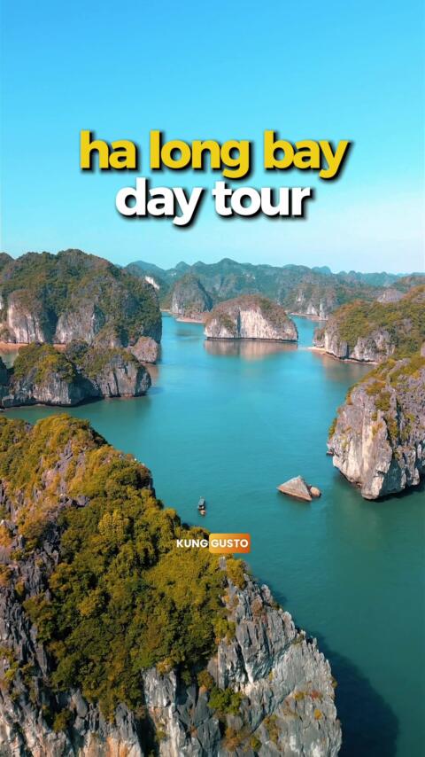 PART 43 | Ha Long Bay Day Tour A lot of people hesitate to add Ha Long Bay to a Hanoi itinerary because feeling nila kulang yung time&mdash;but if you ask me, this is still one of the most worth-it day trips from Hanoi. In this reel, I shared the actual flow of our Ha Long Bay day tour from Hanoi&mdash;from cruise lunch to Luon Cave, Sung Sot Cave, and Ti Top Island&mdash;plus one quick heads-up if hindi ka mahilig sa seafood. If you&rsquo;re still deciding whether Ha Long Bay in one day is enough, this should give you a more realistic feel of the experience. #HaLongBay #DayTripFromHanoi #HaLongBayDayTour #HanoiItinerary #TravelWithDrew 
