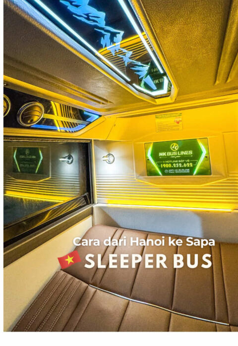 WAJIB NONTON kalau kamu mau ke Sa Pa, Vietnam 🇻🇳 Jujur sleeper bus ini nyaman banget buat tidur di perjalanan sekitar 6 jam ke Sa Pa. Harganya masih affordable tapi fasilitas nya premium banget ‼️ Share dan Save dulu buat next trip kamu ✨ #sapavietnam #sapa #sleeperbussapa #sapatravel #vietnam