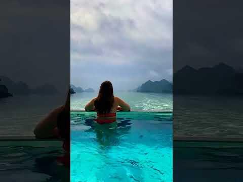 infinity pool with sea view #shorts