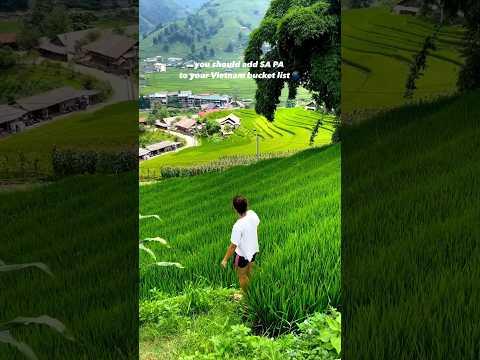The best time to visit Sapa, Vietnam is August and September #sapa #vietnam #travel