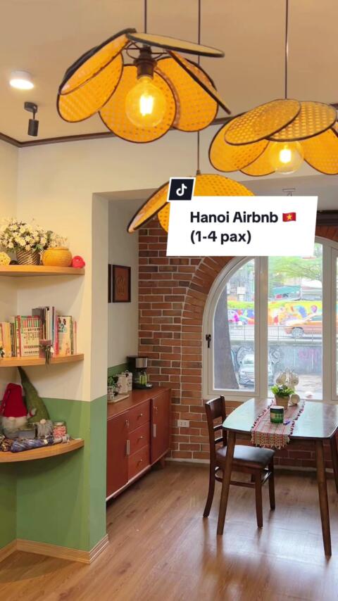 Where we stayed in Hanoi 🇻🇳 Save for your next trip!  #airbnb #hanoi #vietnam #vietnamstay #hanoiairbnb 