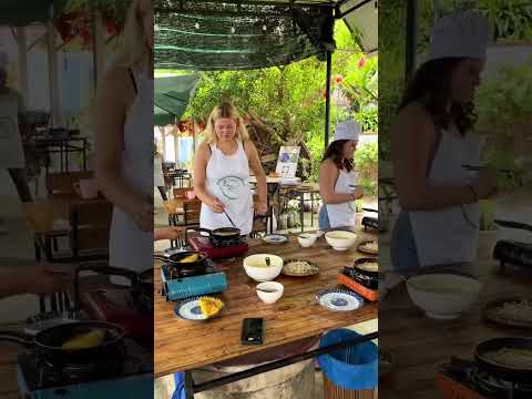 Basket boat tour and cooking class in Hoi An