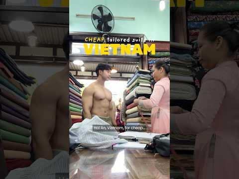 What it&rsquo;s like getting a tailored suit as a bodybuilder in Vietnam