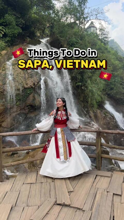 Things you can&rsquo;t miss in Sapa, Vietnam ✨ From charming ethnic villages to breathtaking cable cars and waterfalls, Sapa is full of unforgettable experiences! Highly recommend adding Sapa to your Vietnam trip. One thing to note is that since it&rsquo;s in the mountains, the weather can be quite tricky so make sure to check the weather before coming! Book these activities easily on @Klook AU & NZ and don&rsquo;t forget to use my code TIKAKLOOK for a sweet discount 💛 #vietnamtravels #klookanz #vietnamtrip #sapavietnam #vietnamlife      