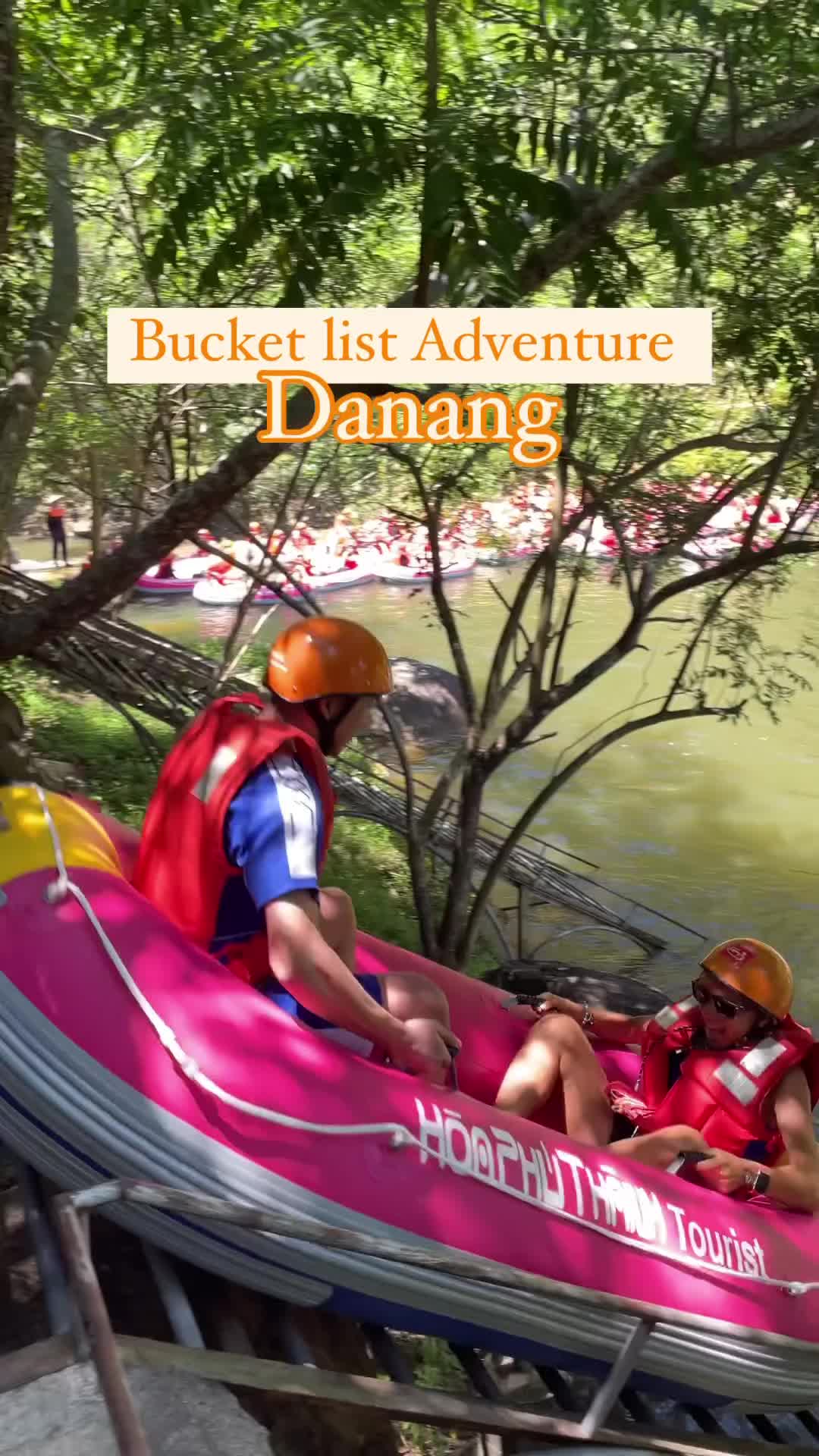 Must-Do Activities in Danang! 🌞 Get ready for the most adventurous day at Hoa Phu Thanh! Experience the thrill of GYG rafting&mdash;Vietnam's one and only rafting game! Slide down 2.5km of waterfalls at high speed. 🚣&zwj;♂️💦 But that's not all! Dive into fun on the crazy pool slider and then try the exhilarating 300-meter zipline! All in one convenient location. 🏊&zwj;♂️⚡ Plus, enjoy a unique fish spa for a relaxing foot massage and try your hand at archery! Comment &laquo;&nbsp;LINK&nbsp;&raquo; and i will send you the link to book this acticity  #rafting #adrenaline #danang #danangcity #danangtrip #vietnam #vietnamtravel #vietnamtrip #visitvietnam #danang24 #fun #funny #funnyvideos #zipline #waterslide 
