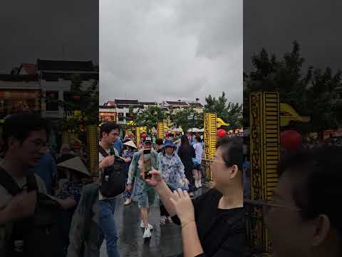 Hoi An Old Town starts to get very crowded before sunset #hoian #vietnam #shorts