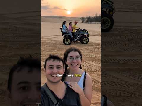 touring Vietnam's sand dunes 🤩🇻🇳 #vietnam #travelvietnam #vietnamtravel #couplestravel #travelcouple