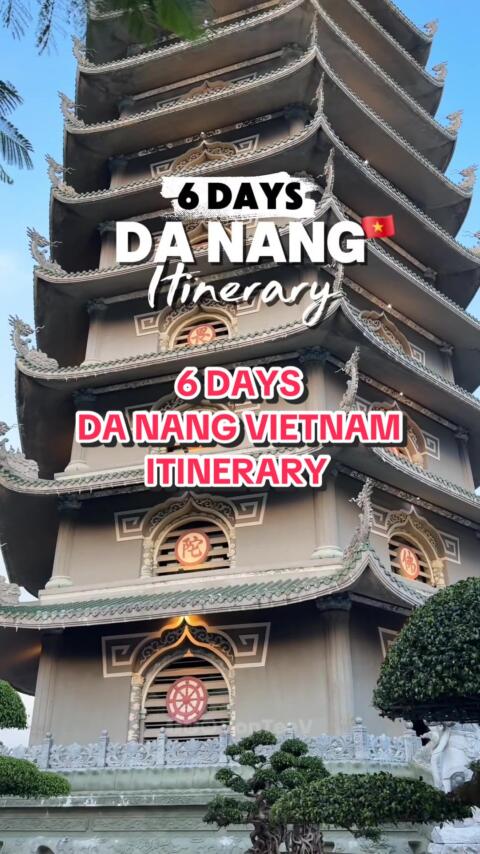 Sharing our 6 Days Itinerary in Da Nang, Vietnam 🇻🇳 #vietnam #danang #itinerary #vietnamitinerary #travel #traveltiktok #hoian #hue 