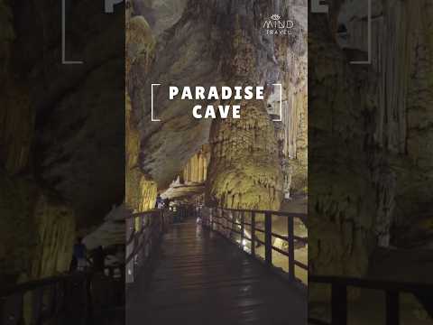 🤩 PARADISE CAVE - A walk with views from another planet - #vietnam #caveexplorer #cave #shorts
