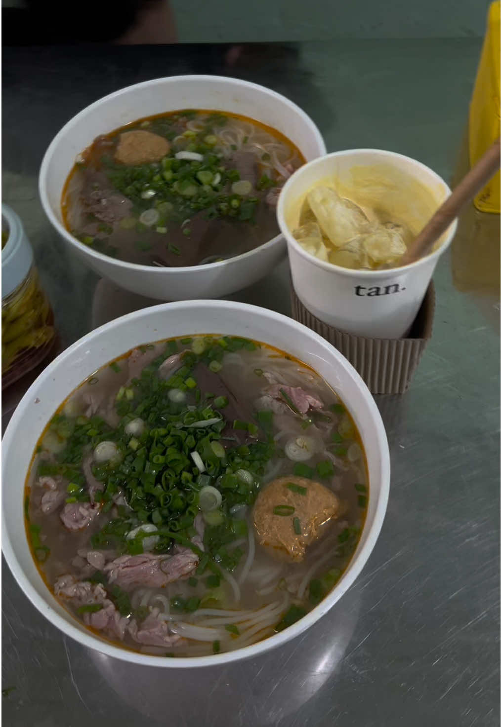 This is a must try if you ever in Vietnam 🍜✨ #vietnamtravel #huefood #thingstodoinhue #huevietnam