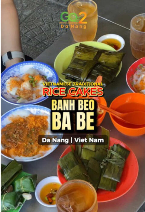 If you visit Da Nang, don&rsquo;t miss the legendary &ldquo;B&aacute;nh B&egrave;o B&agrave; B&eacute;&rdquo; 🇻🇳 A local shop serving traditional B&egrave;o cakes, Nậm cakes and Lọc cakes for over 30 years  #danangfood #vietnamstreetfood #go2danang #banhbeobabe #travelvietnam 
