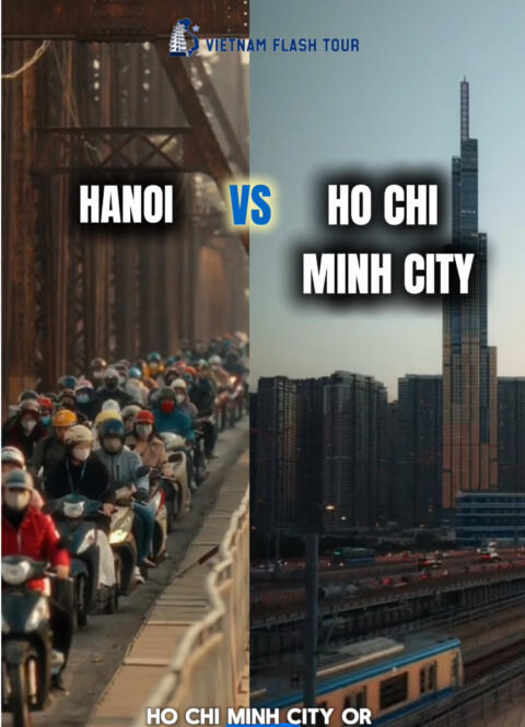 ✨ Planning your first trip to Vietnam but can&rsquo;t decide between Hanoi and Ho Chi Minh City? Both cities are must-visit destinations, but they offer completely different experiences. Here&rsquo;s a quick comparison to help you choose: &bull; Vibe: Hanoi offers a traditional, cultural atmosphere, while Ho Chi Minh City is modern, vibrant, and fast-paced. &bull; Food: Hanoi is famous for authentic Pho, Bun Cha, and Egg Coffee. Ho Chi Minh City is known for Com Tam, Hu Tieu, and bold southern flavors. &bull; Weather: Hanoi has four distinct seasons, while Ho Chi Minh City enjoys warm tropical weather all year with dry and rainy seasons. &bull; Cost: Hanoi is generally more budget-friendly, while Ho Chi Minh City offers more luxury hotels, fine dining, and nightlife options. Which city matches your travel style&mdash;Hanoi or Ho Chi Minh City? Tell us in the comments below! 👇 📩 Planning your Vietnam adventure? Message Vietnam Flash Tour for personalized itineraries, local travel tips, and hassle-free booking! #Vietnam #VietnamTravel #Hanoi #HoChiMinhCity #Saigon       