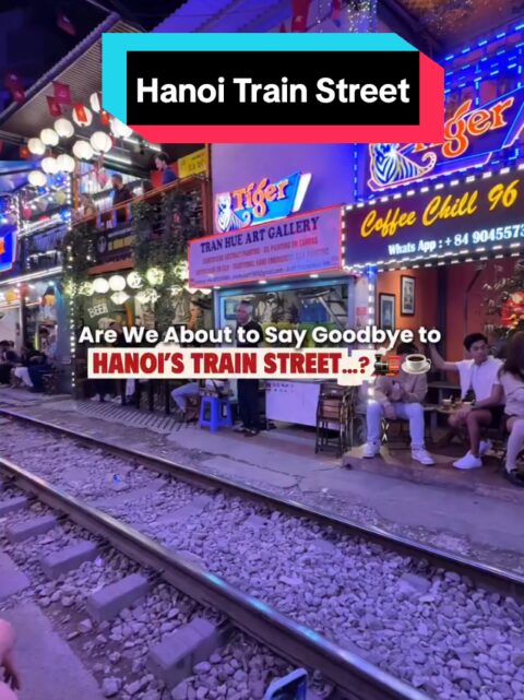 Where trains pass inches away, stories pass forever 🚆✨  🚆 Hanoi Train Street is a narrow railway running through a lively residential area in Hanoi, where trains pass just inches from homes and caf&eacute;s. 📸 This unique spot shows the raw charm of daily life and motion, making it one of Hanoi&rsquo;s most unforgettable sights. Video made by @vietnamlocaladventures Feel free to follow Vietnam Halal Travel to have further information about Halal Trip in Vietnam #HanoiTrainStreet #Vietnam #MuslimTravelVietnam #HalalVietnam #MuslimFriendlyVietnam
