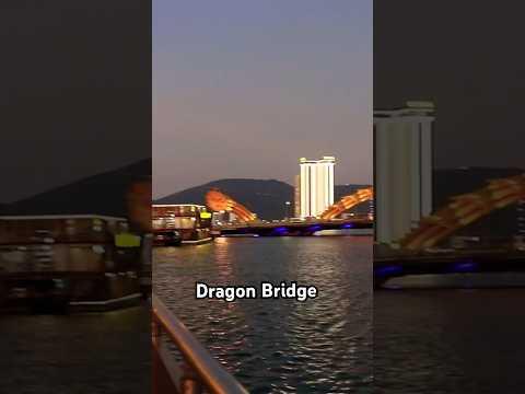 Dragon Bridge in Danang Vietnam. #shorts #travel #vietnam #shortsviral #danang