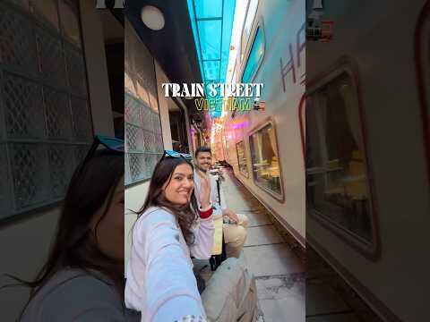 Train Street 🚂 Best experience in Hanoi, Vietnam 🇻🇳| Shanika Khurmi #ashortaday #ytshorts #shorts