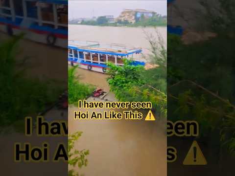 Hoi An Under Water: Ancient Town in the Rain!  #hoian #flood #floodalert #vietnam