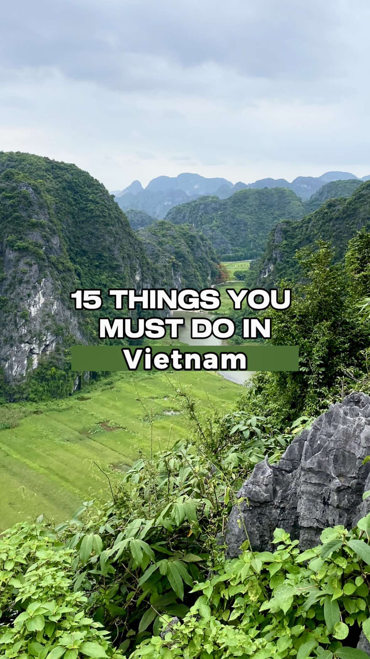 📌 Save this for your trip to Vietnam 🇻🇳 what else would you add to the list?  #vietnamtravel #vietnamtrip #travelvietnam 