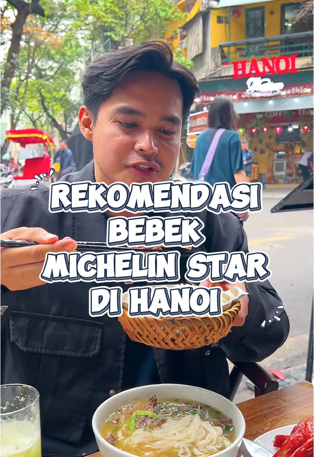 Ini sih auto coba banget kalo lagi di hanoi, rekomen bebeknya, spring roll bebek, dan juice guavanya 👌🏻👌🏻#bebek #vietnam #hanoi #michelinstar 