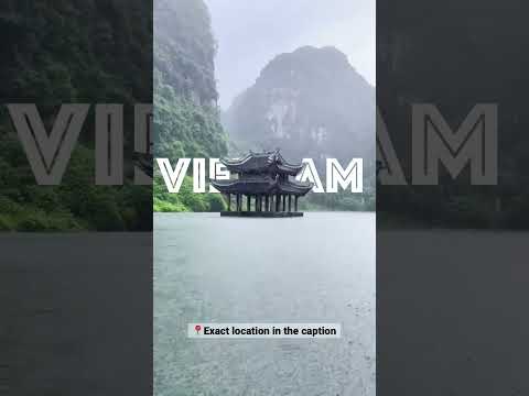 It&rsquo;s a UNESCO World Heritage Site...📍 Trang An, Ninh B&igrave;nh 🇻🇳...#vietnam #hanoi #ninhbinh #shorts