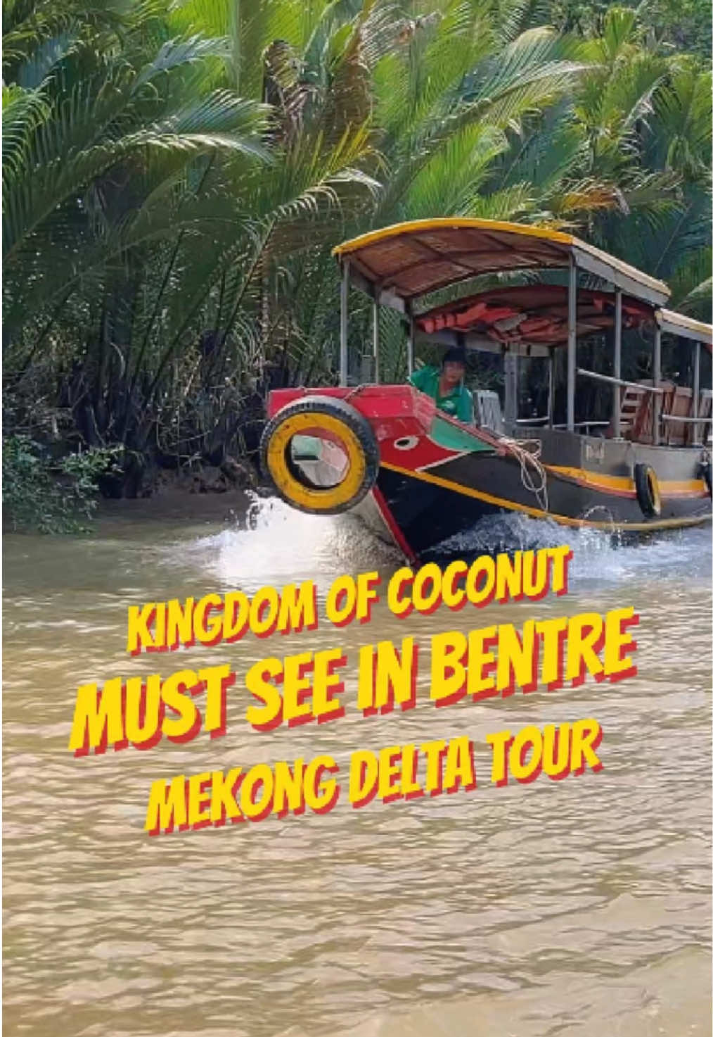 Explore the kingdom of coconut in Ben Tre on our Mekong Delta tour 🥥 Glide through the lush coconut groves and learn about its story in this region 🌴 #JoyJourneys #bentre #coconut #mekongdelta #saigontravel #traveltovietnam #hochiminhcity #morethanatrip #cuchitunnels