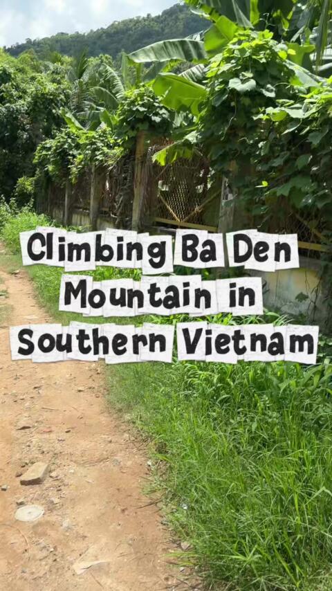 Ba Den Mountain in South Vietnam It took us about 3 hours to climb one way 😖 #asia #vietnam #hiking 