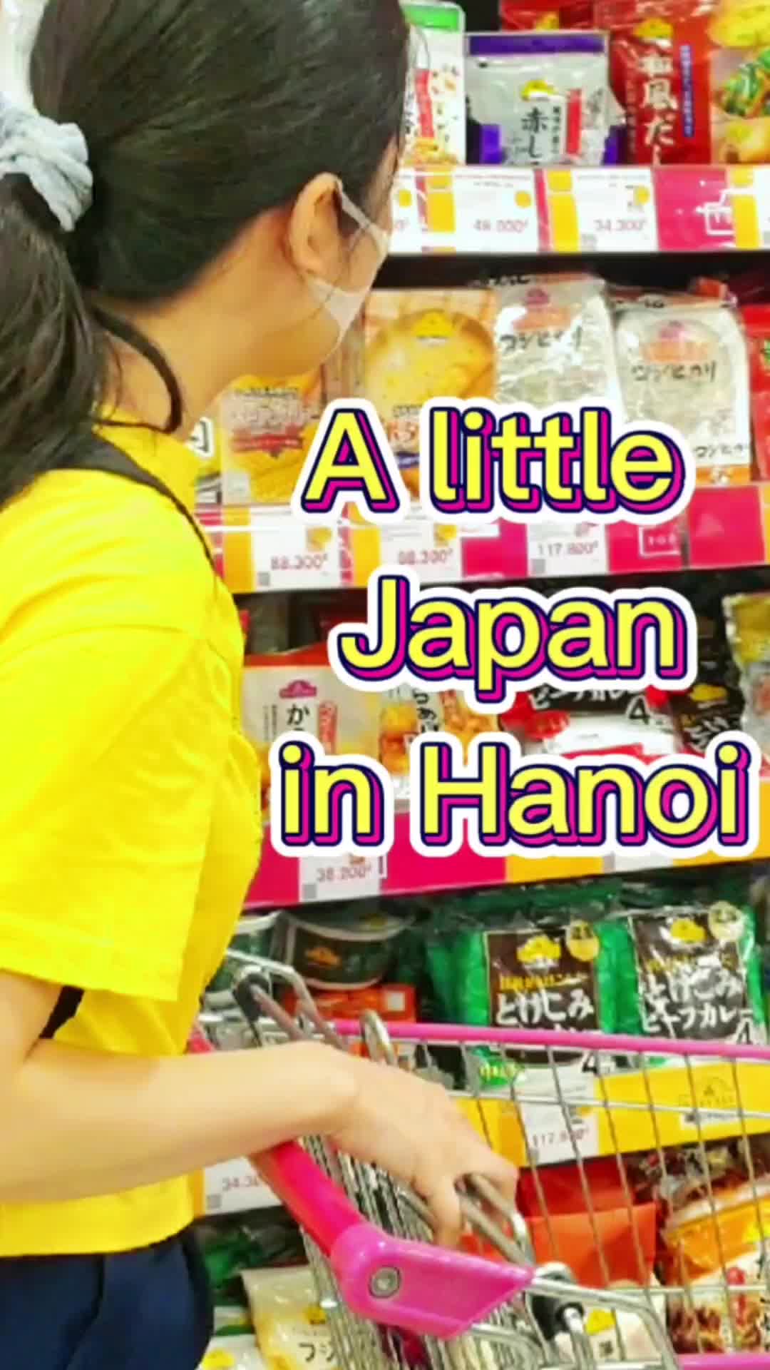 AEON mall is the best shopping center in Hanoi in my opinion? Love Japanese products, particularly Japanese food, come here. #日本料理 #日本が好き #japanesefood