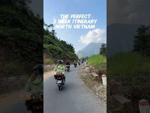 The PERFECT 2 week itinerary for north Vietnam 🇻🇳😍 #travel #vietnam #travelling