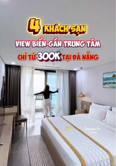 4 kh&aacute;ch sạn view biển gần trung t&acirc;m chỉ từ 300k tại Đ&agrave; Nẵng #dulichdanang #danang #dulich #reviewdanang #reviewdulich 