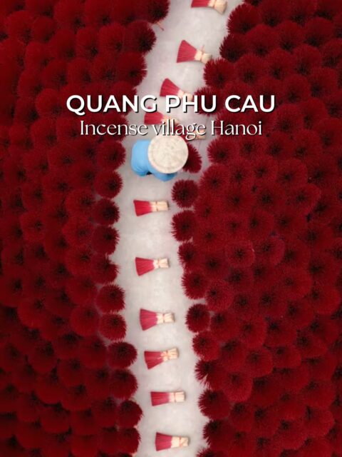 🌾 Quang Phu Cau Incense Village - a colorful cultural gem near Hanoi. Just 35 km from the city, this traditional village is famous for its hand-dyed incense sticks, vibrant colors, and centuries-old craftsmanship 🕯️🇻🇳 A perfect stop for culture lovers and photographers. ✨ Want a trip made just for you? Visit the link in our bio to customize your itinerary with local experts. 🎁 Use code TTTSA to get 5% off your booking! #travelsenseasia #vietnam #travel #incensevillage #hanoi