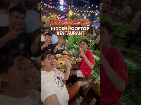 [⭐️MUST VISIT] HIDDEN Rooftop Restaurant in Saigon, Vietnam