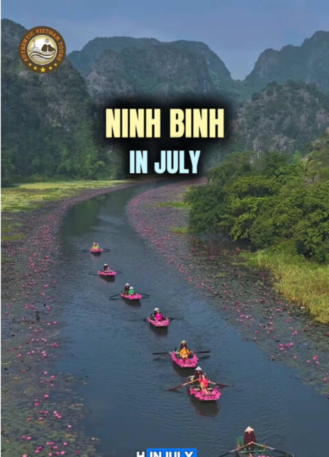 🌸 July is one of the most magical times to visit Ninh Binh! If you&rsquo;re traveling to Vietnam this summer, don&rsquo;t miss the lily flower season in Ninh Binh. For just a few short weeks, peaceful ponds burst into bloom with thousands of beautiful pink and white lilies, creating one of the most breathtaking landscapes in northern Vietnam. Take a traditional wooden boat through the flower-filled waters, admire the dramatic limestone mountains in the background, and capture unforgettable photos surrounded by nature. Whether you&rsquo;re a photographer, a nature lover, or simply looking for a unique experience, this seasonal spectacle is one you won&rsquo;t want to miss. The lily flower season usually peaks from late June through July, making it the perfect addition to your Vietnam travel itinerary before the blooms disappear for another year. Planning a trip to Ninh Binh? Make sure to add the lily ponds to your must-visit list and experience one of Vietnam&rsquo;s most beautiful hidden gems. 📍 Save this for your Vietnam trip and share it with someone who loves flowers and stunning scenery! #NinhBinh #NinhBinhVietnam #LilyFlowerSeason #VietnamTravel #VisitVietnam          