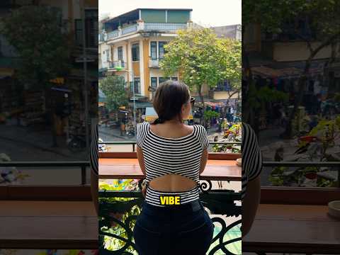 Must Visit Cafes in Hanoi Vietnam #shorts