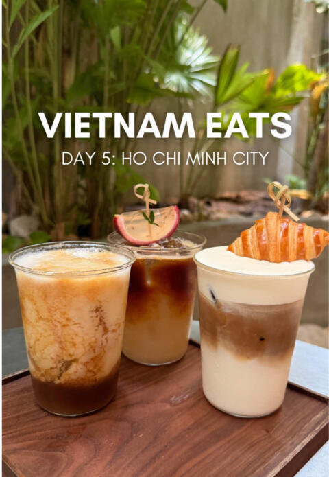 🇻🇳Day 5: Ho Chi Minh City - What more could I ask for? Unlimited coffee and crispy banh xeo!😝 - Featured Establishments 🥥 @Anamsaigoncoffee  🥢 Banh Cuon Hai Nam ☕️ @r&ecirc;u.coffee // recommended by @Amy Tell Me  🥐 A + C Coffee Experience 🥬 @Bếp&ensp;Cuốn&ensp;S&agrave;i&ensp;G&ograve;n  - #travel #vietnam #hochimincity #foodie #vietnamesefood