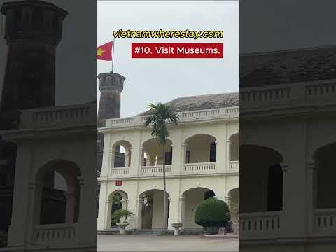 Visiting museums - One of the best things to do in Hanoi.
